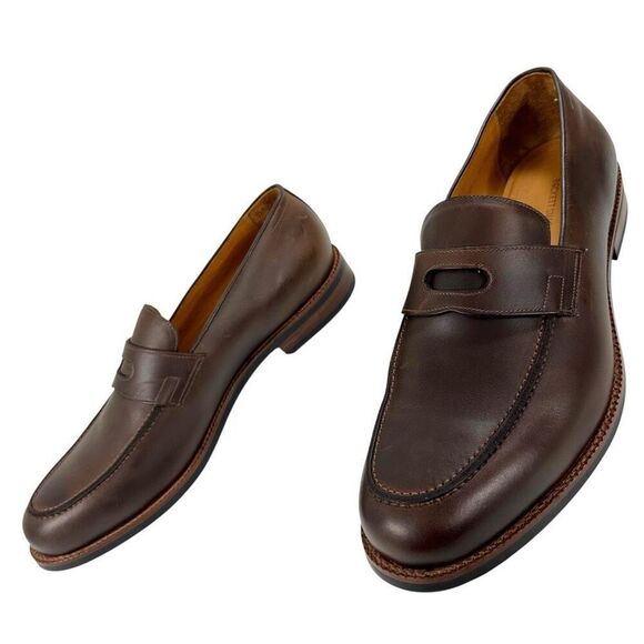 Beckett Simonon Roy Leather Loafers Men’s Size 14 - Picture 2 of 11